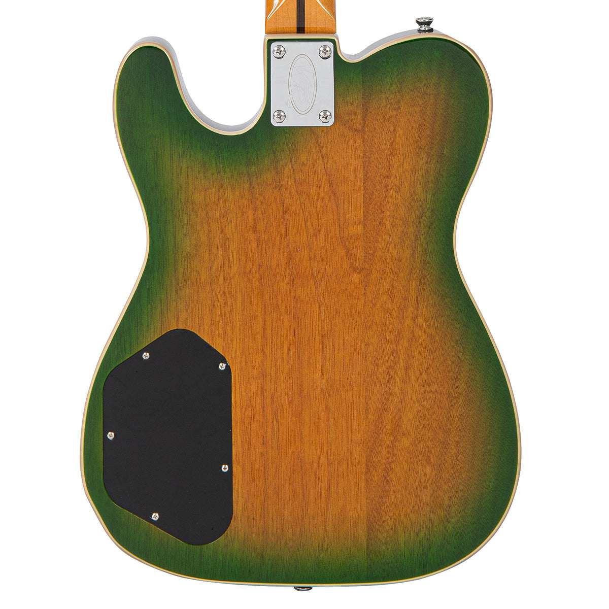 Vintage REVO Series Trio Electric Guitar ~ Green/Yellow Burst, Electric Guitar for sale at Richards Guitars.