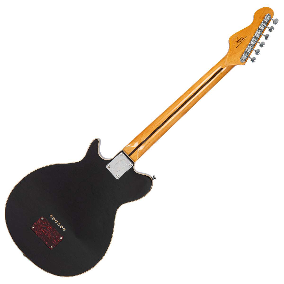 Vintage REVO Series 'Vision' Electric Guitar ~ Boulevard Black, Electric Guitar for sale at Richards Guitars.