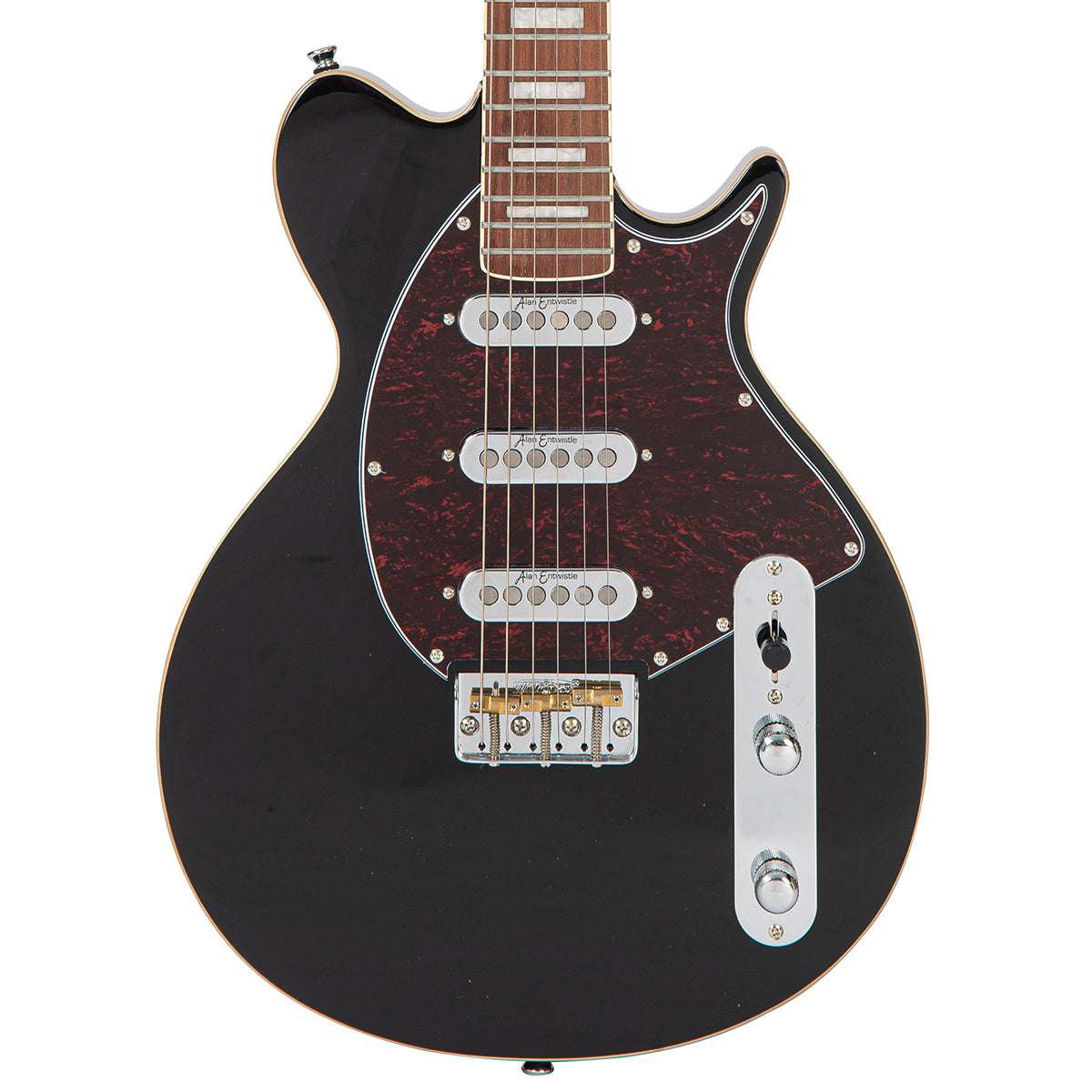 Vintage REVO Series 'Vision' Electric Guitar ~ Boulevard Black, Electric Guitar for sale at Richards Guitars.