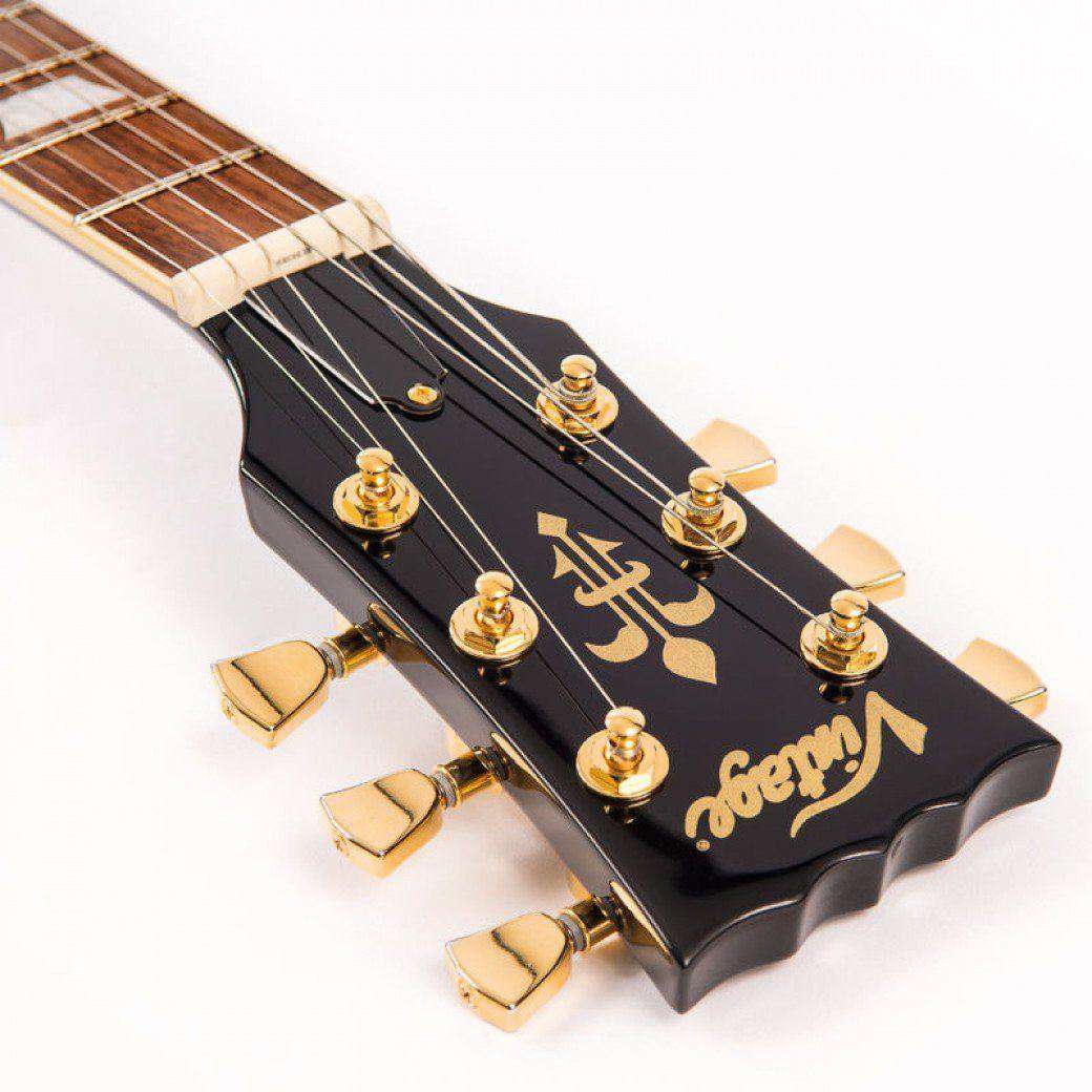 Vintage V100MP With Solid Carved Maple Cap, Electric Guitar for sale at Richards Guitars.