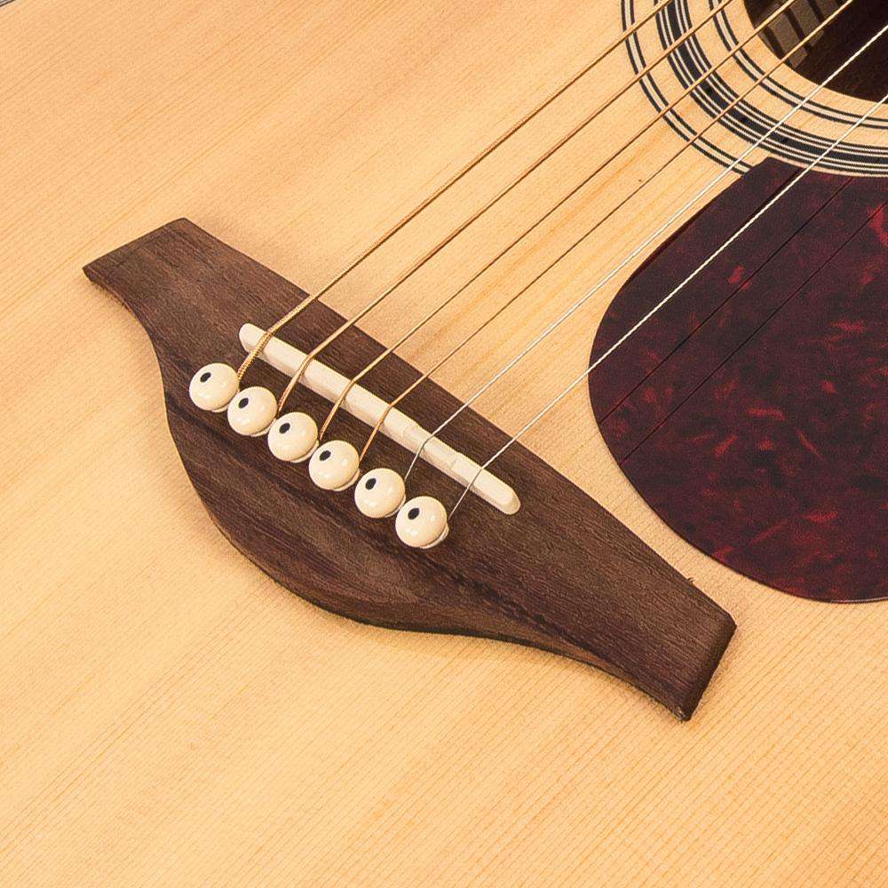 Vintage V300 Acoustic Folk Guitar ~ Natural, Acoustic Guitar for sale at Richards Guitars.