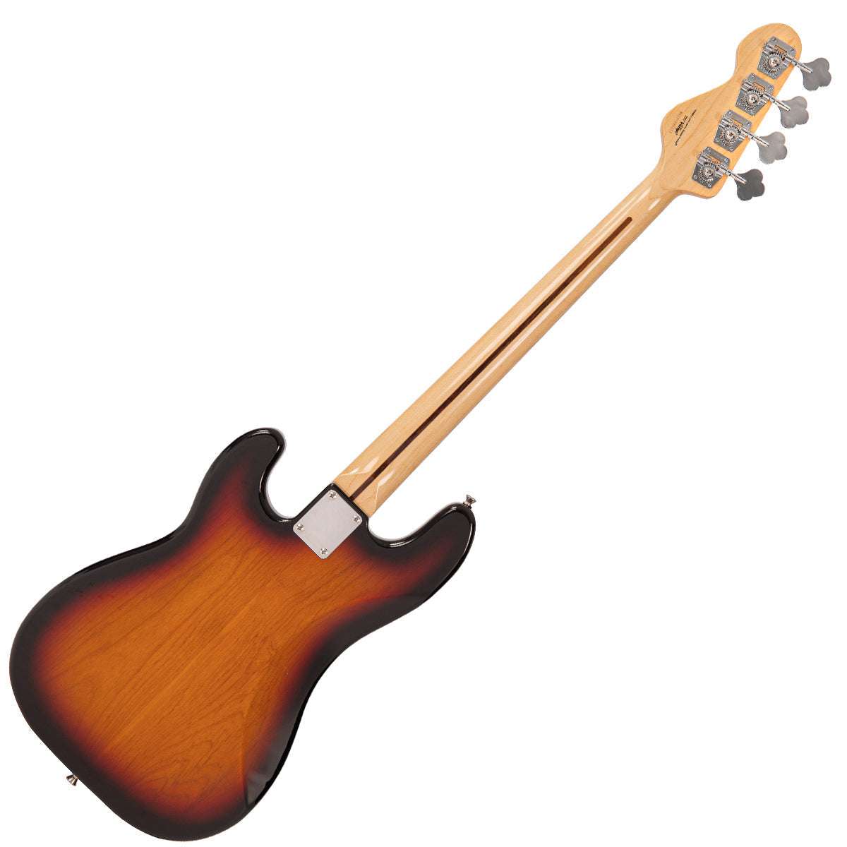 Vintage V42 ReIssued Bass Guitar ~ 3 Tone Sunburst, for sale at Richards Guitars.