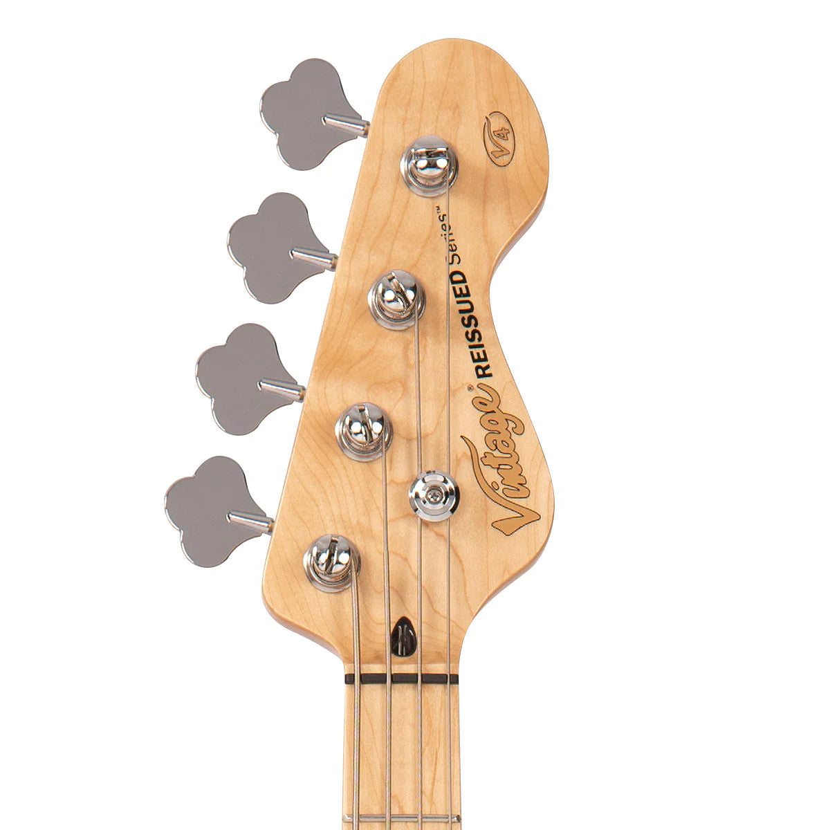Vintage V42 ReIssued Bass Guitar ~ Boulevard Black, Bass Guitar for sale at Richards Guitars.