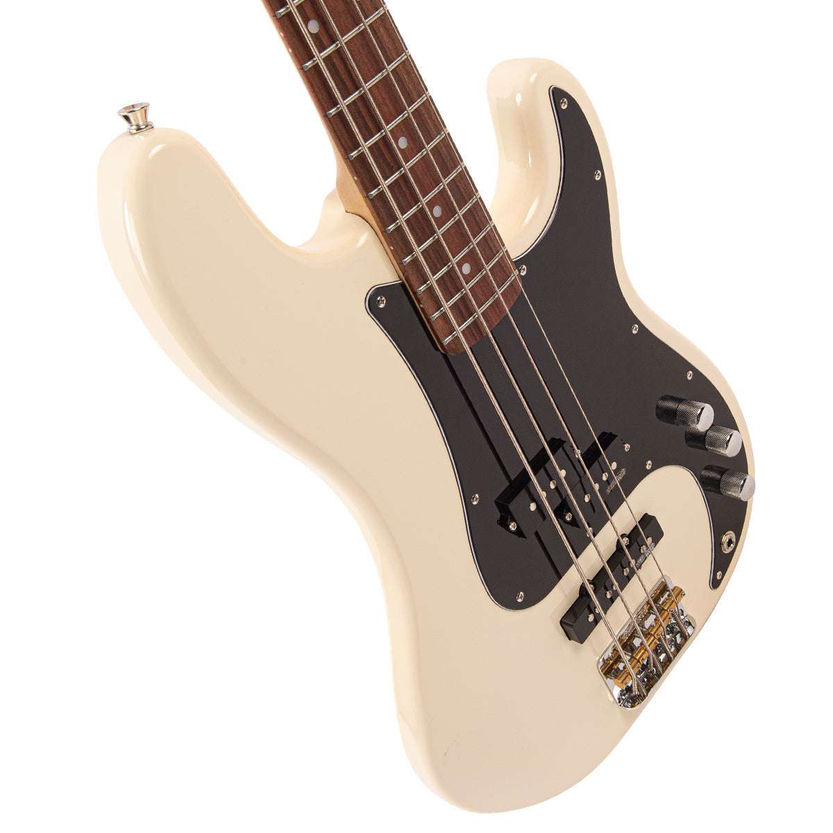 Vintage V42 ReIssued Bass Guitar ~ Vintage White, for sale at Richards Guitars.