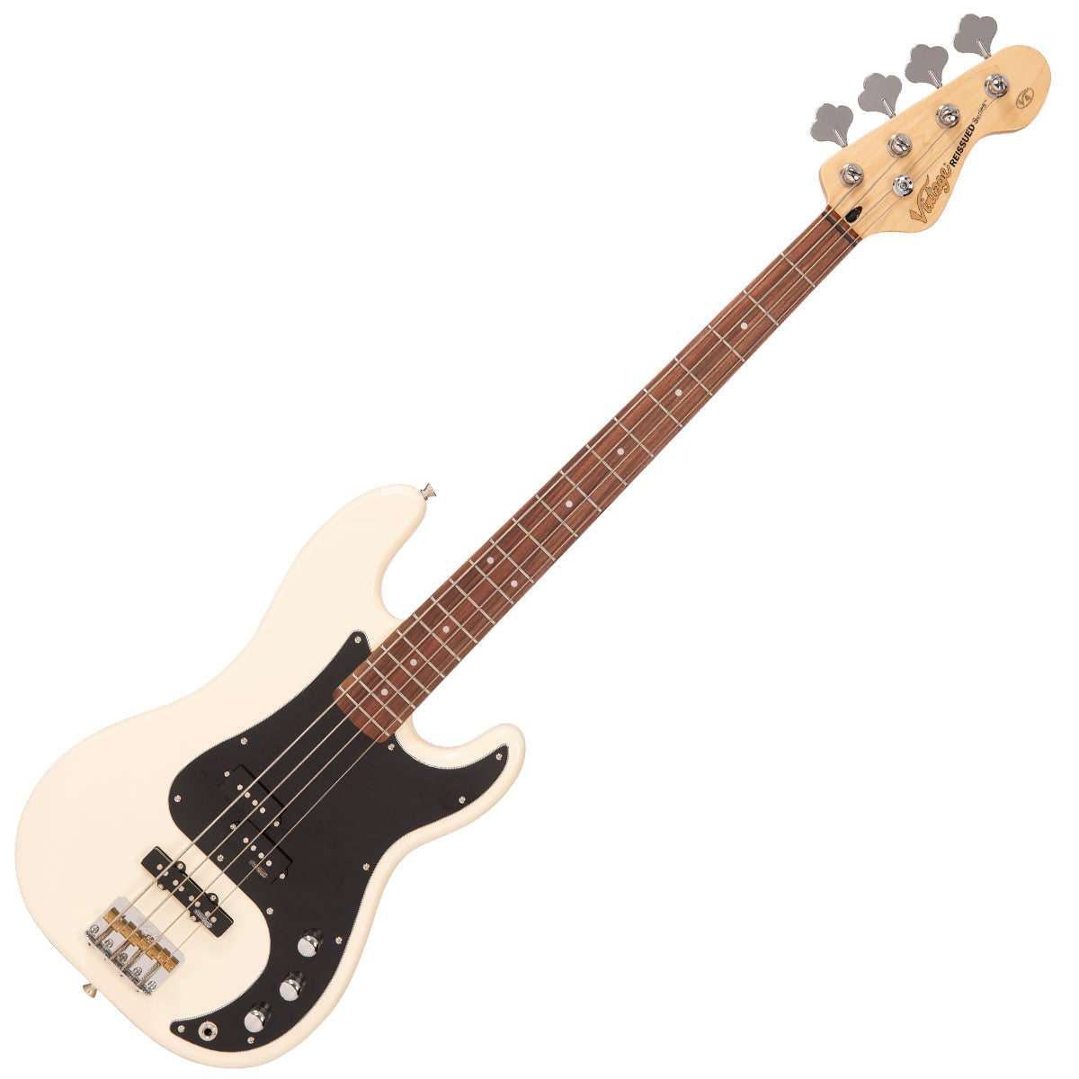 Vintage V42 ReIssued Bass Guitar ~ Vintage White, for sale at Richards Guitars.
