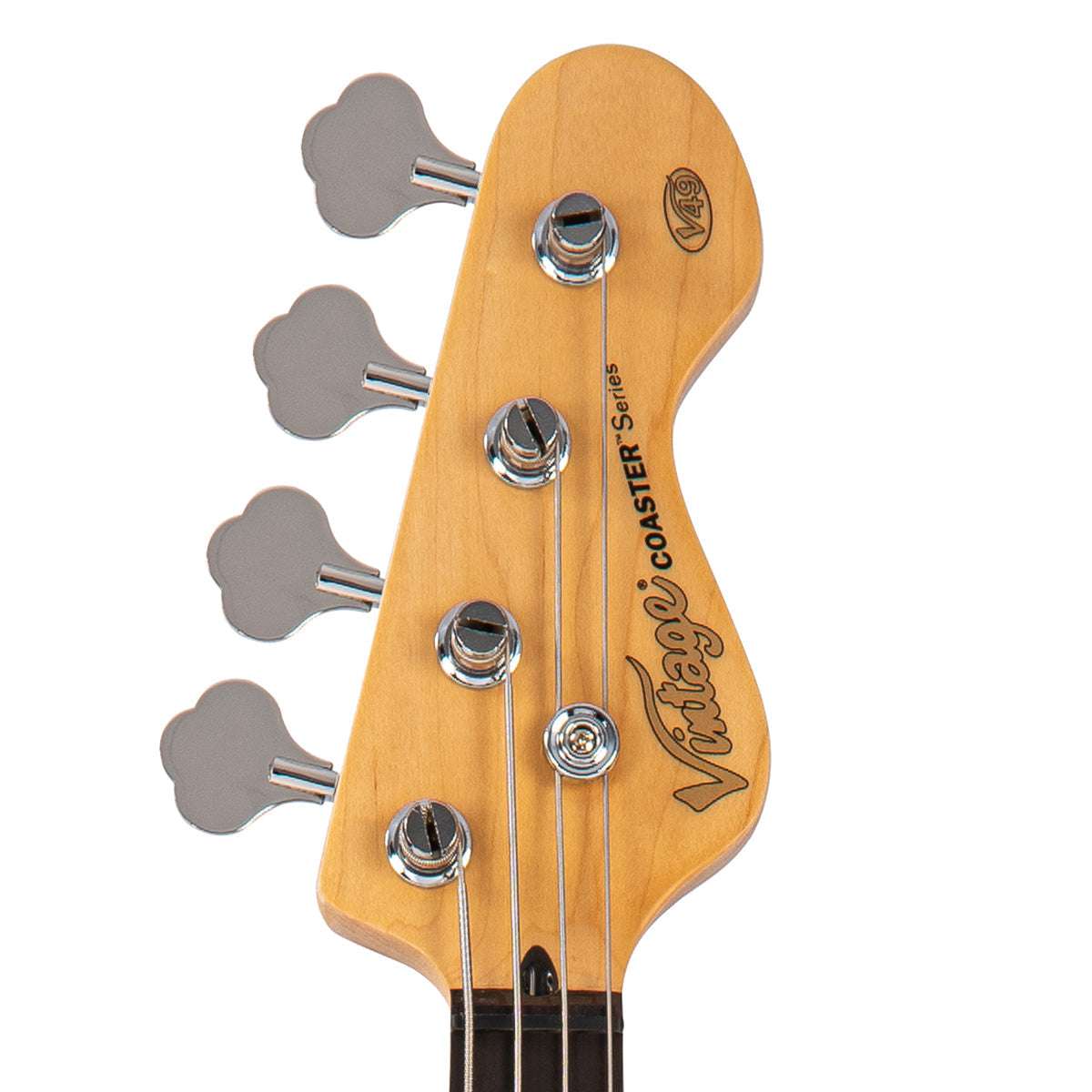 Vintage V49 Coaster Series Bass Guitar Pack ~ Boulevard Black, for sale at Richards Guitars.