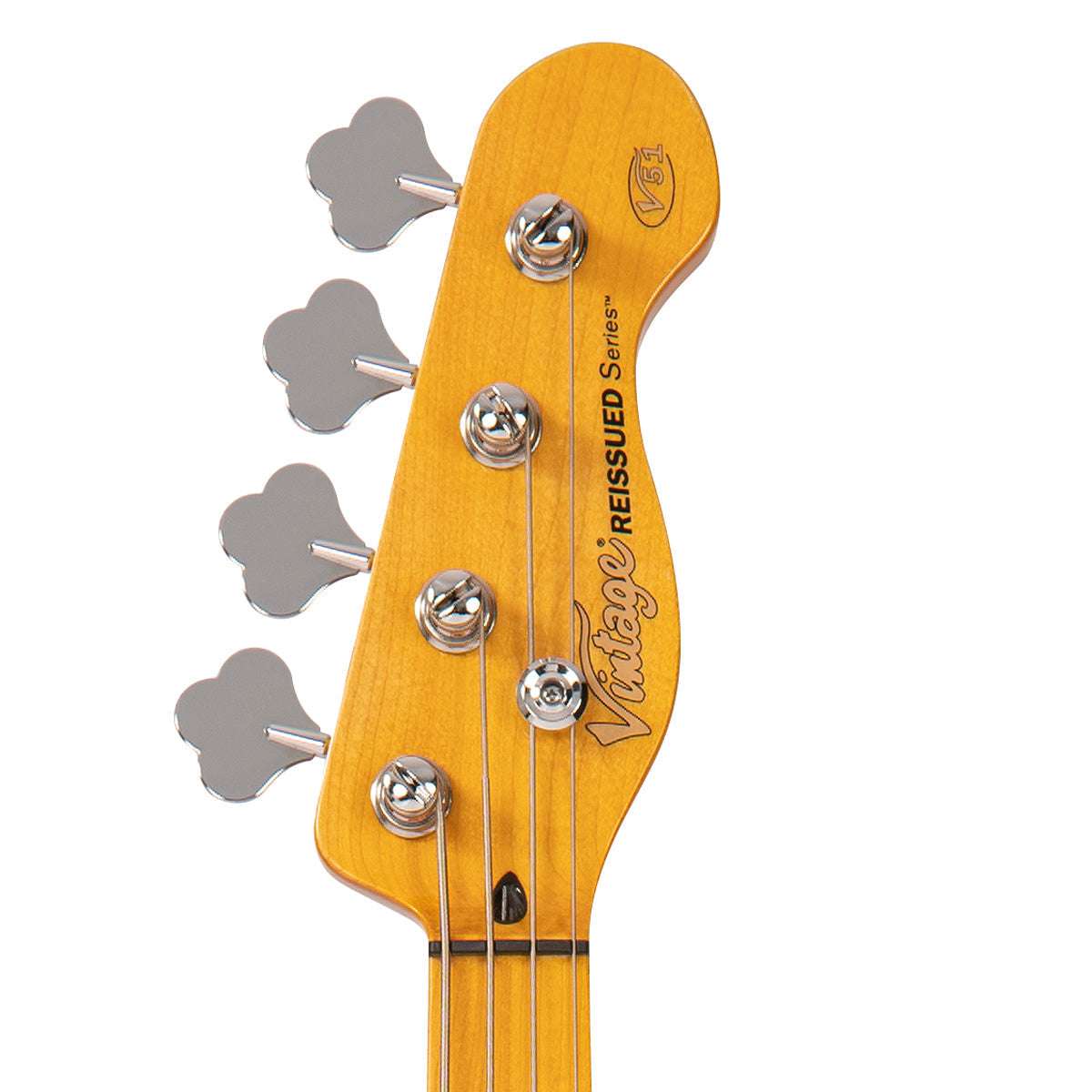 Vintage V51 ReIssued Bass Guitar ~ 2 Tone Sunburst, for sale at Richards Guitars.