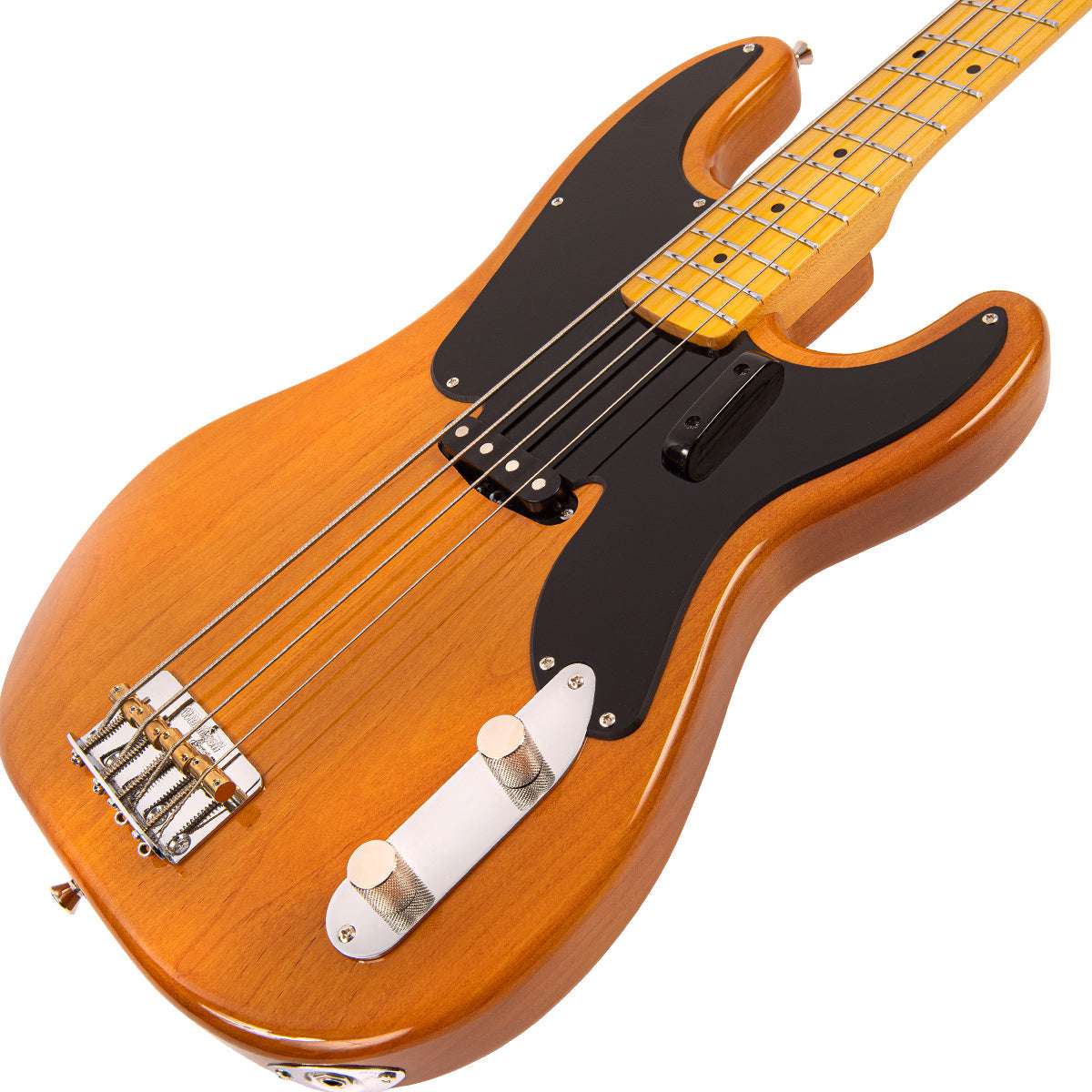 Vintage V51 ReIssued Bass Guitar ~ Vintage Blonde, for sale at Richards Guitars.