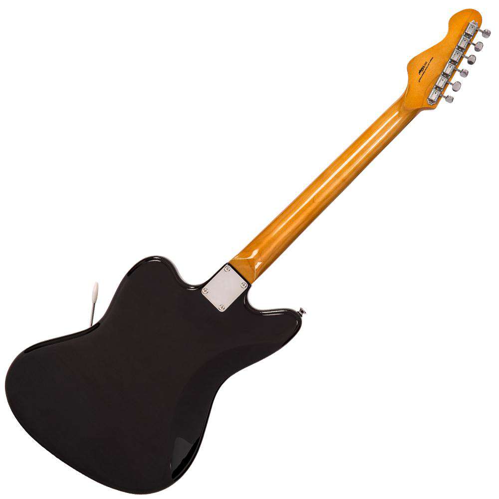 Vintage V65 VBK ReIssued Vibrato Electric Guitar ~ Boulevard Black, Electric Guitar for sale at Richards Guitars.