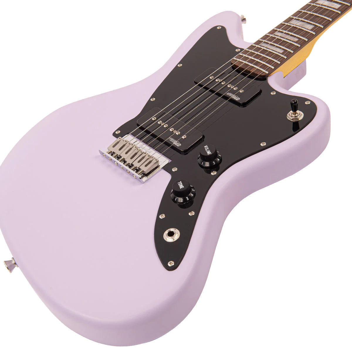 Vintage V65H PKReIssued Hard Tail Electric Guitar ~ Satin Purple, Electric Guitar for sale at Richards Guitars.