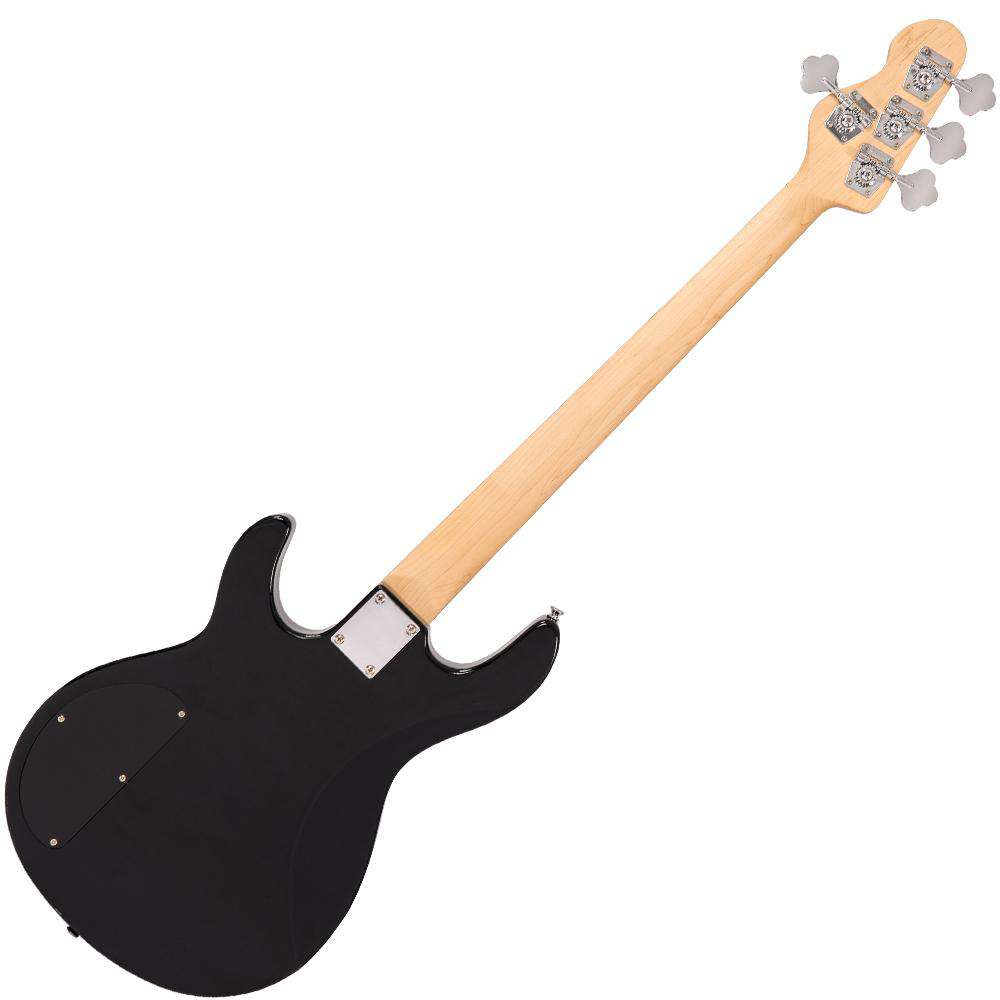 Vintage V96 ReIssued 4-String Active Bass ~ Black, Bass Guitar for sale at Richards Guitars.