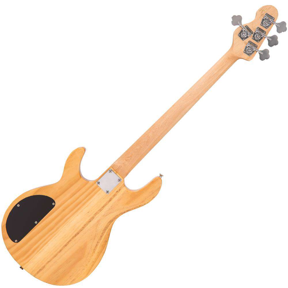 Vintage V96 ReIssued 4-String Active Bass ~ Natural, Bass Guitar for sale at Richards Guitars.
