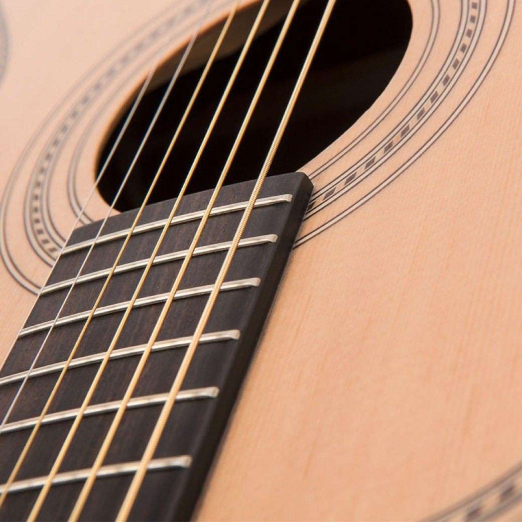Vintage* VE880PB Paul Brett Signature 6-String 880 Electro-Acoustic ~ Natural, Chitarra elettroacustica in vendita presso Richards Guitars.