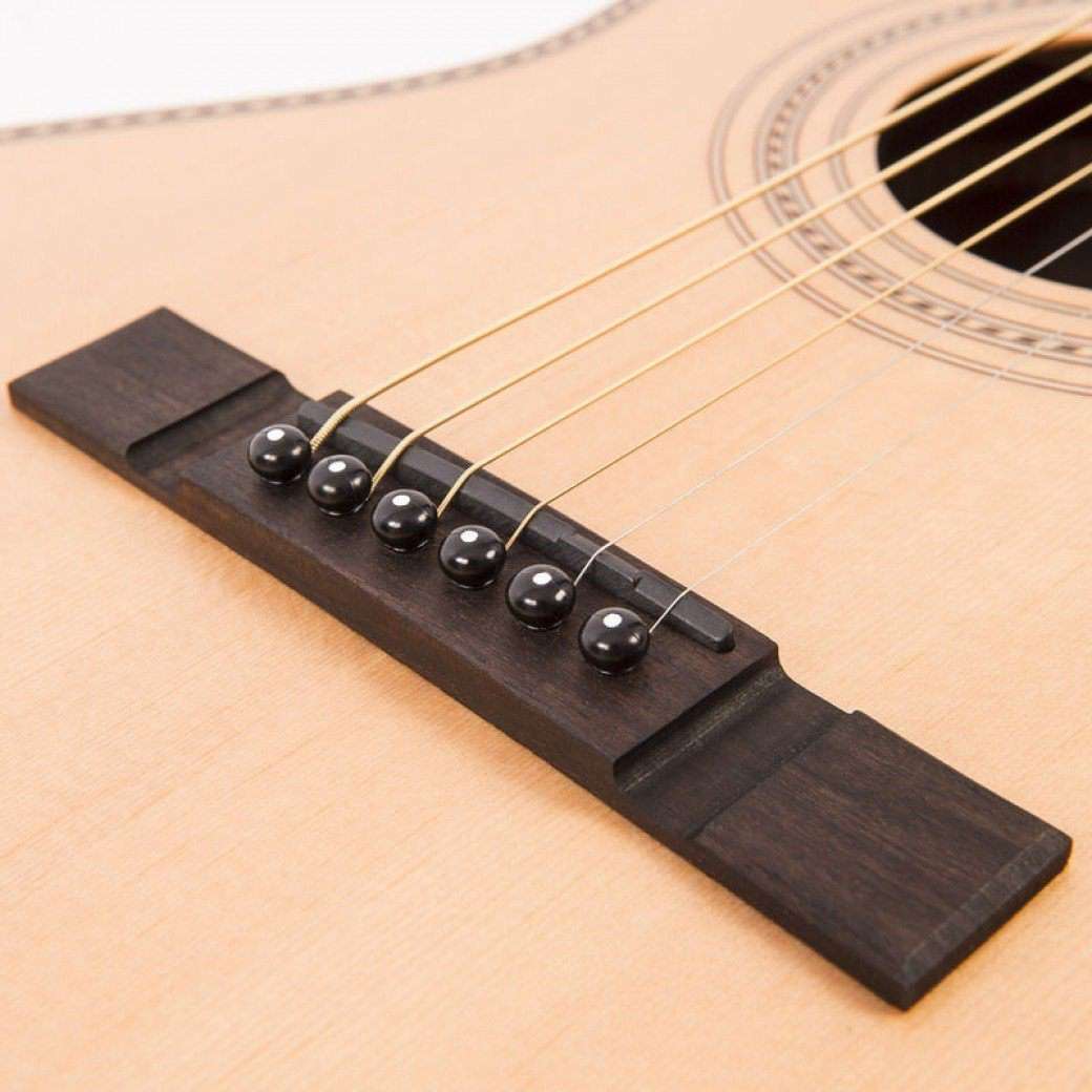 Vintage* VE880PB Paul Brett Signature 6-String 880 Electro-Acoustic ~ Natural, Chitarra elettroacustica in vendita presso Richards Guitars.