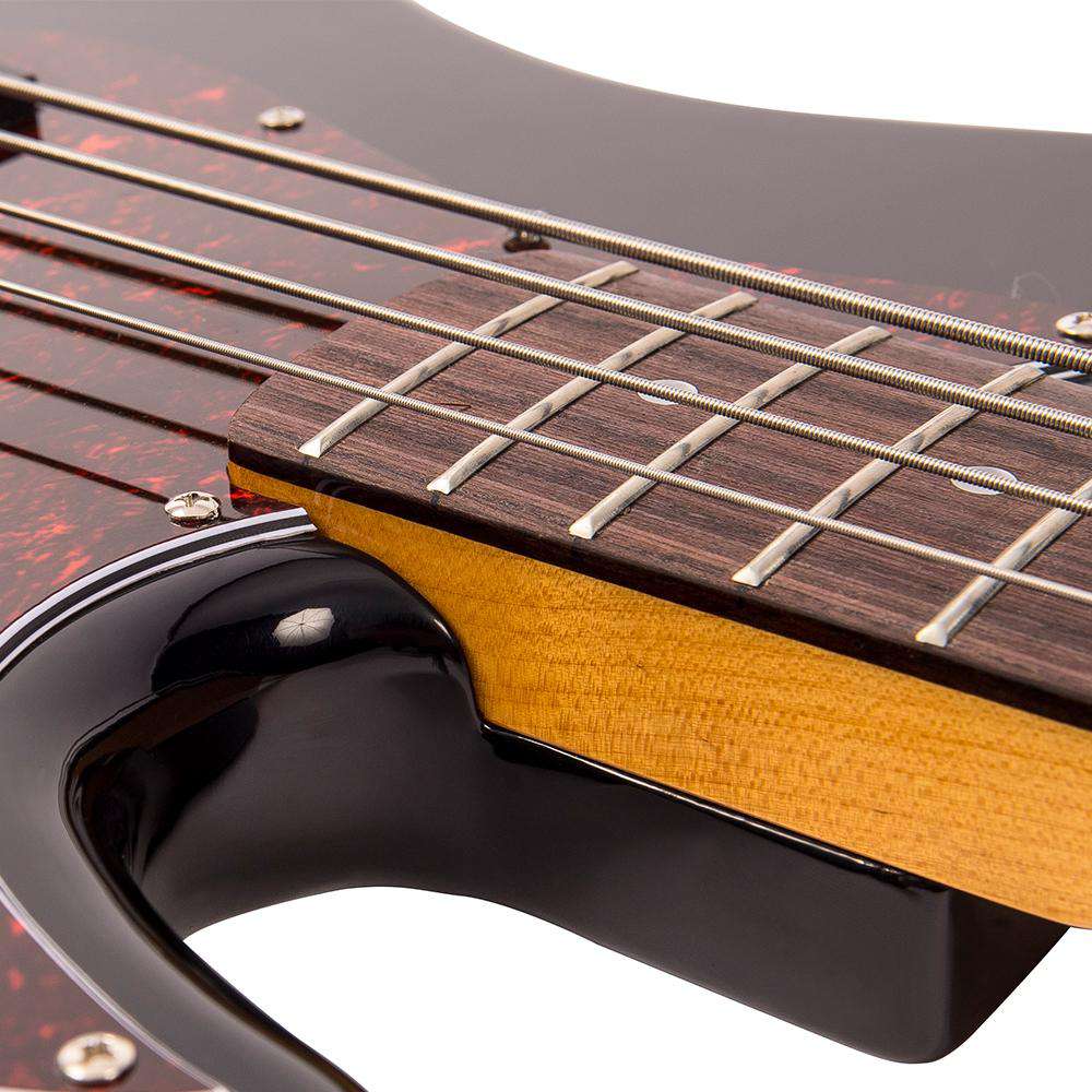 Vintage VJ74 ReIssued Bass ~ Boulevard Black, Bass Guitar for sale at Richards Guitars.