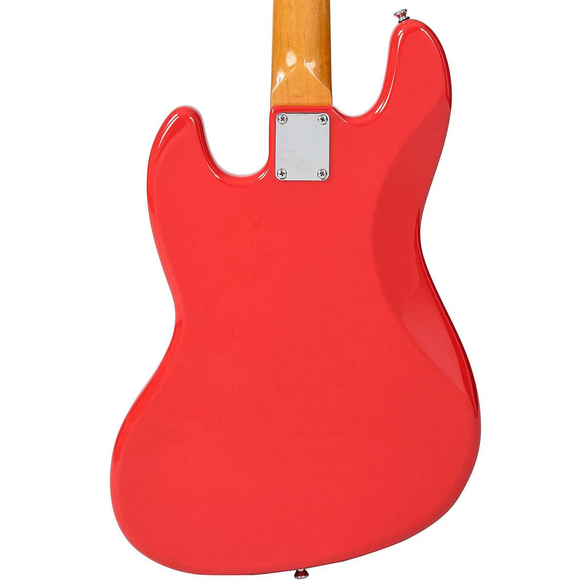 Vintage VJ74 ReIssued Bass ~ Firenza Red, Bass Guitar for sale at Richards Guitars.