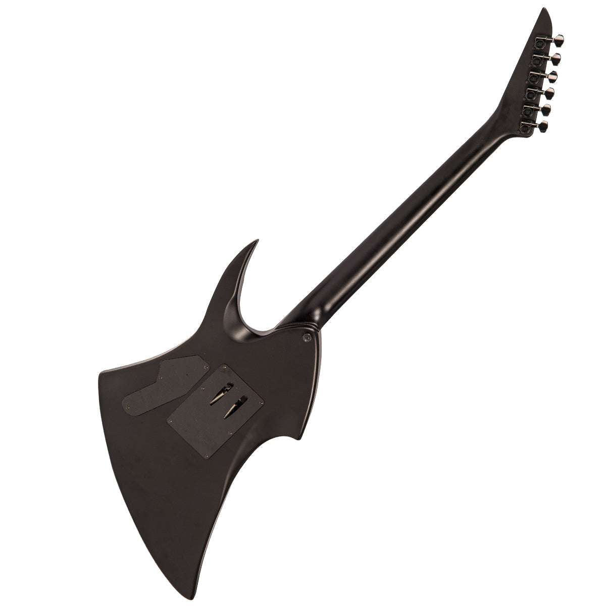 Vintage VMX Series WARP Electric Guitar ~ Satin Black, Electric Guitar for sale at Richards Guitars.