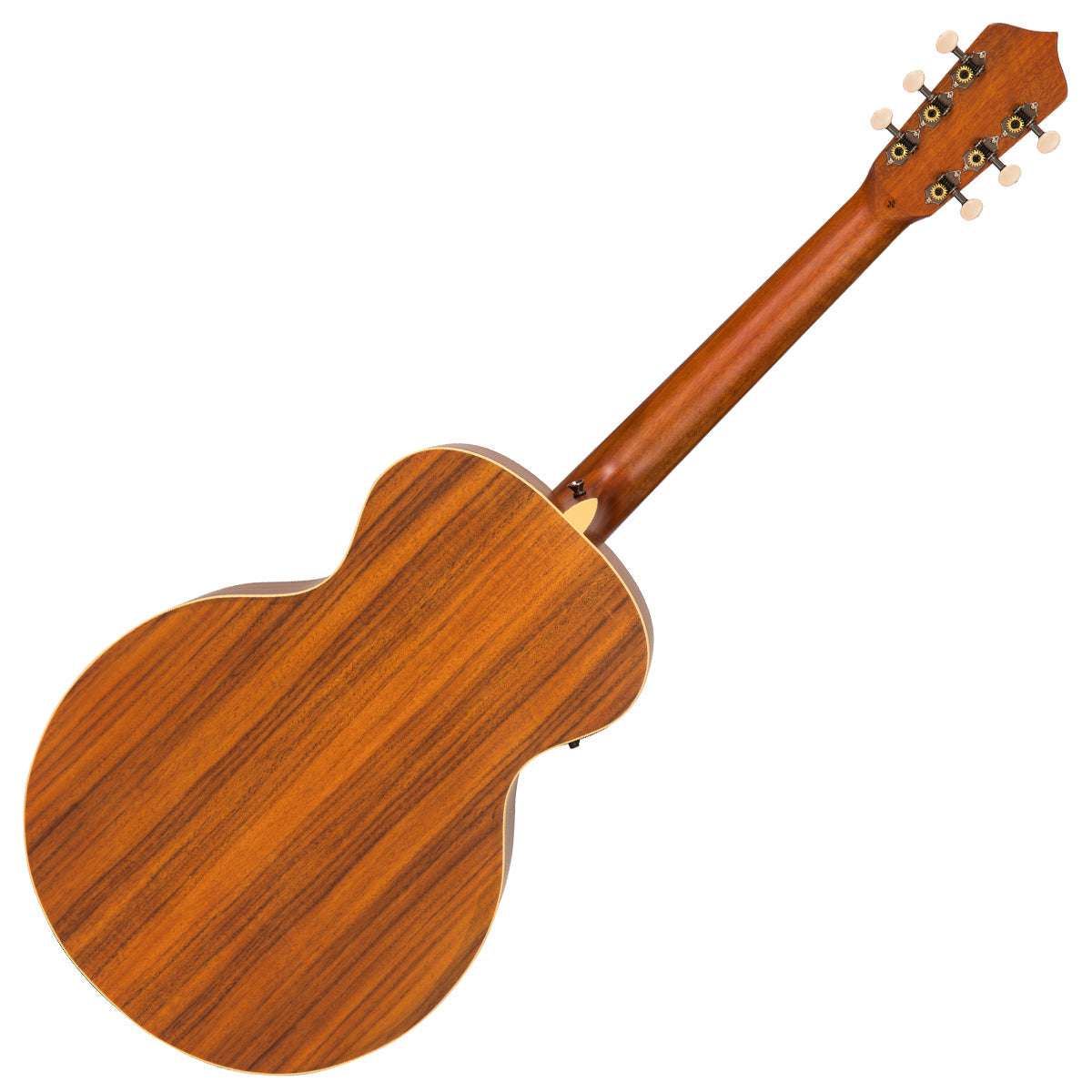 Chitarra elettroacustica vintage VRA900EA 'Raven' Paul Brett ~ Satin Black, Chitarra elettroacustica in vendita presso Richards Guitars.