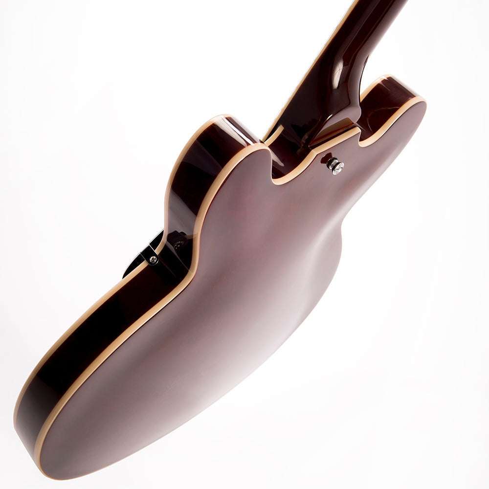 Vintage VSA500 ReIssued Semi Acoustic Guitar ~ Natural Walnut, Chitarra elettrica in vendita su Richards Guitars.