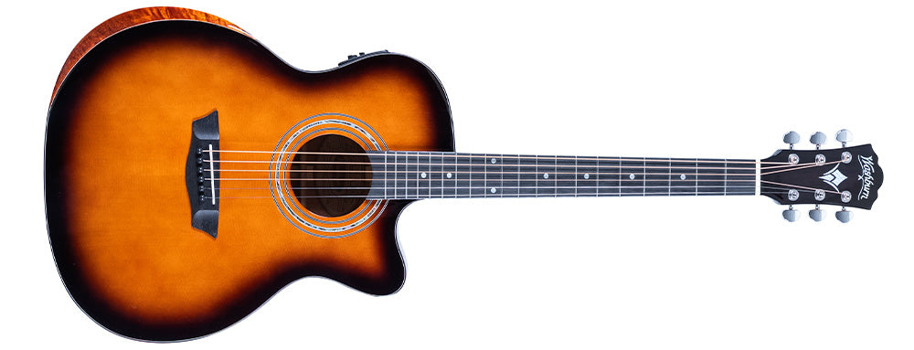 Washburn Comfort WCG10CE Electro Acoustic Guitar w' £225 Custom Pro Setup & Support Package Included