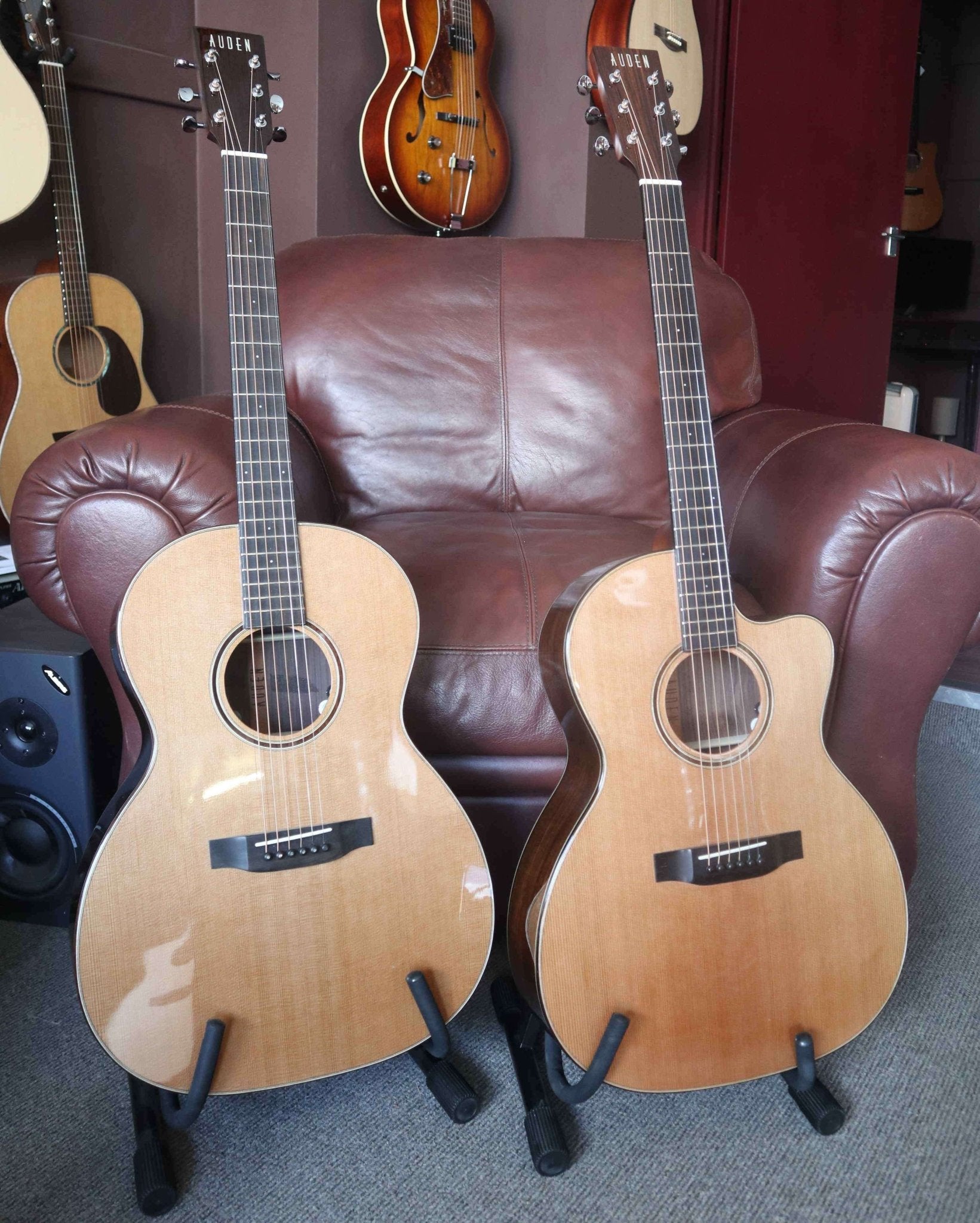 Auden Artist Chester Full Body Cedar/Rosewood Full Body - Richards Guitars Of Stratford Upon Avon