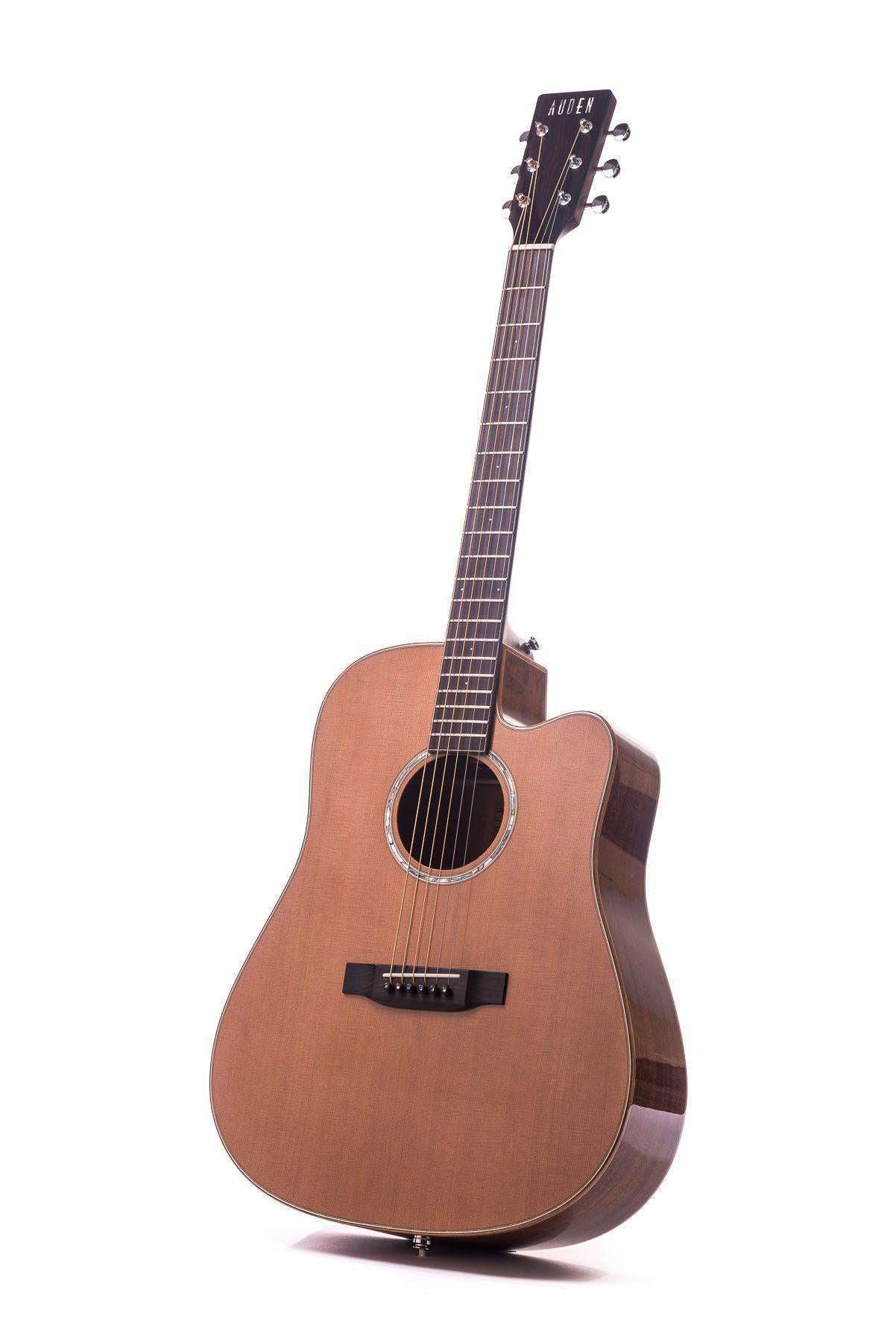 Auden Artist Colton Cedar/Mahogany Cutaway. - Richards Guitars Of Stratford Upon Avon