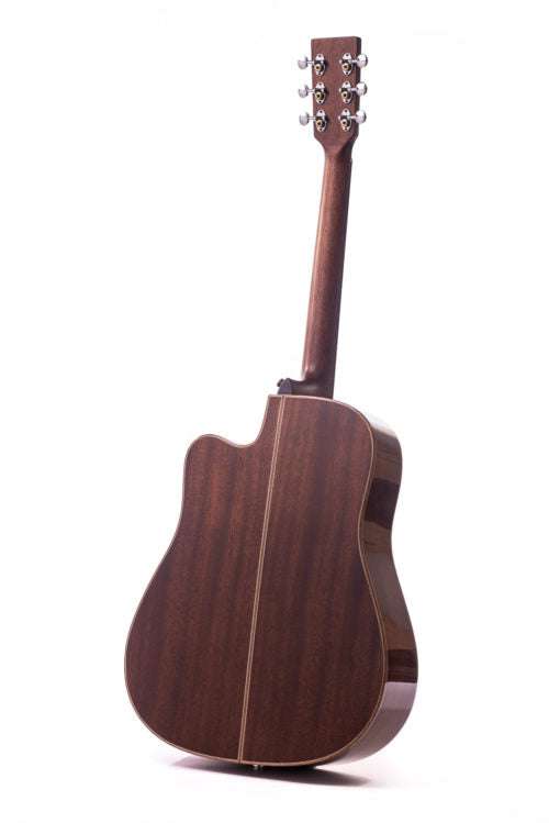 Auden Artist Colton Cedar/Mahogany Cutaway. - Richards Guitars Of Stratford Upon Avon
