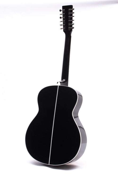 Auden Black Austin Mahogany 12 String. - Richards Guitars Of Stratford Upon Avon