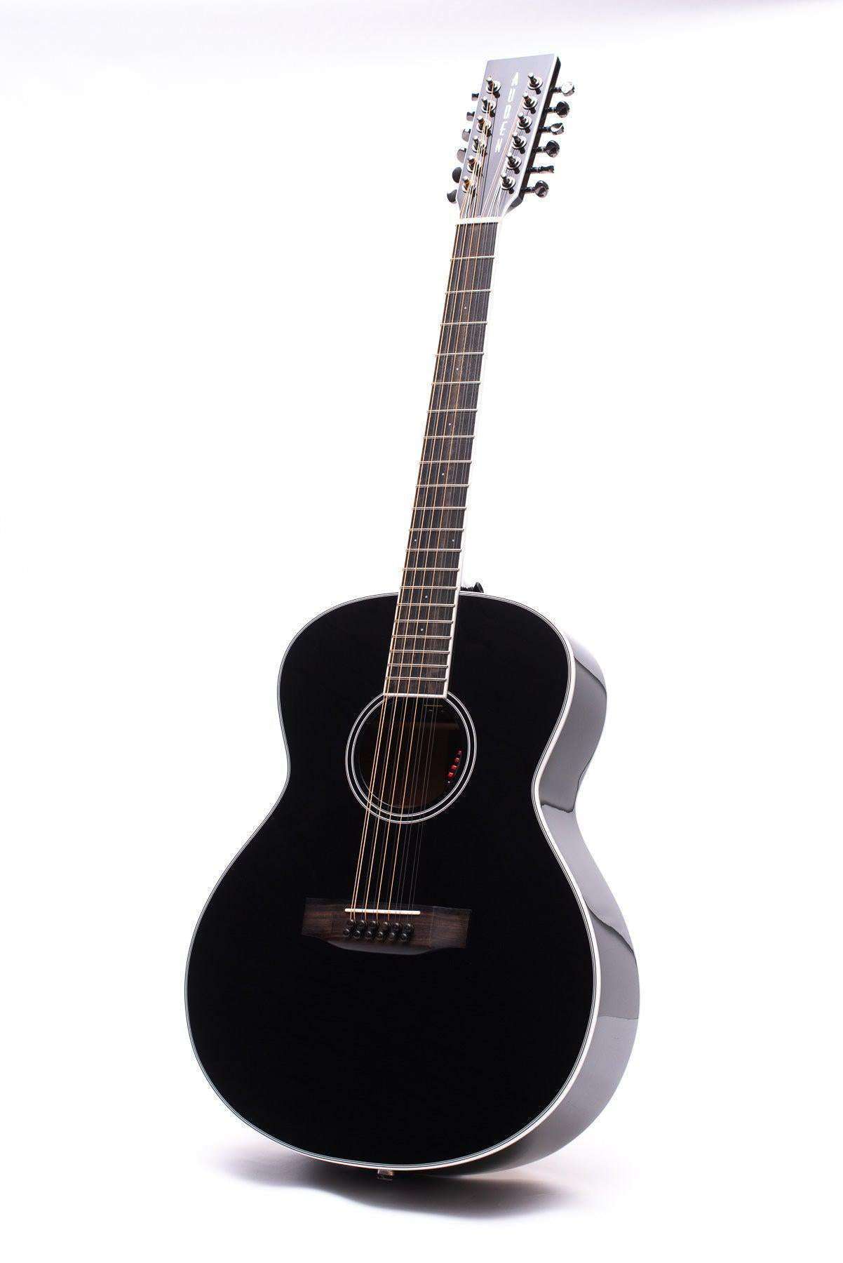Auden Black Austin Mahogany 12 String. - Richards Guitars Of Stratford Upon Avon