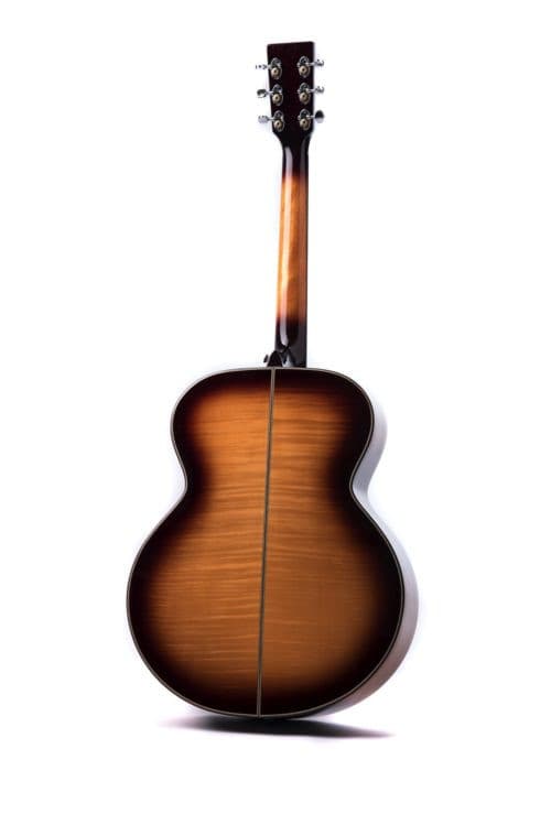 Auden Golden Sunburst Grace Jumbo. - Richards Guitars Of Stratford Upon Avon