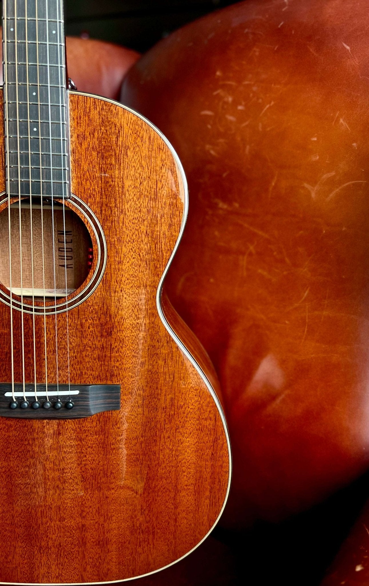 AUDEN MAHOGANY SERIES – CHESTER FULL BODY MAHOGANY TOP - 45MM NUT - Richards Guitars Of Stratford Upon Avon