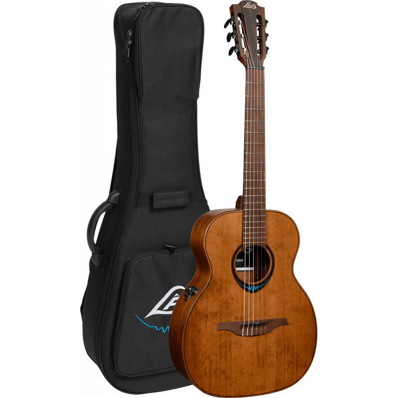 Bluewave 2 Nylon Brown - Travel Electro - Richards Guitars Of Stratford Upon Avon