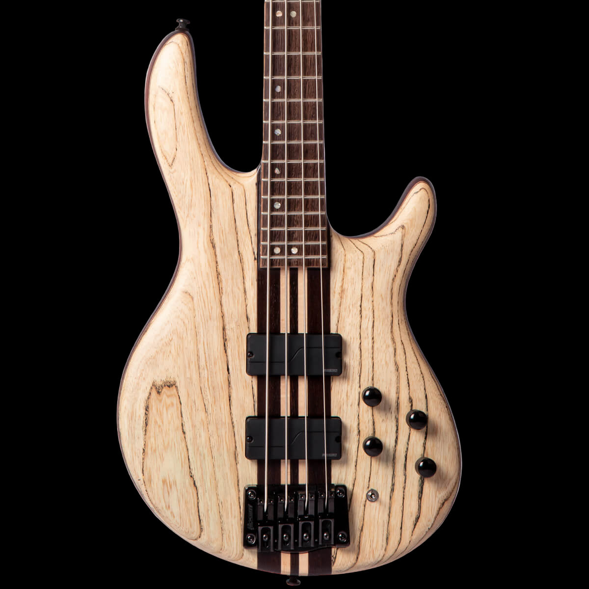 Cort A4 Ultra As, Etched Naturalural Black w/case Bass Guitar - Richards Guitars Of Stratford Upon Avon