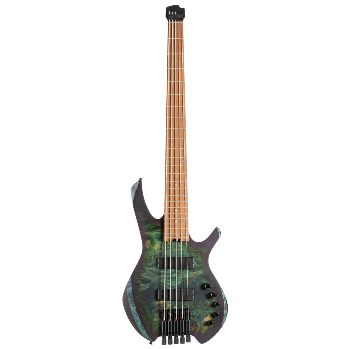 Cort Artisan Space 5 Star Dust Green w/bag Bass Guitar - Richards Guitars Of Stratford Upon Avon