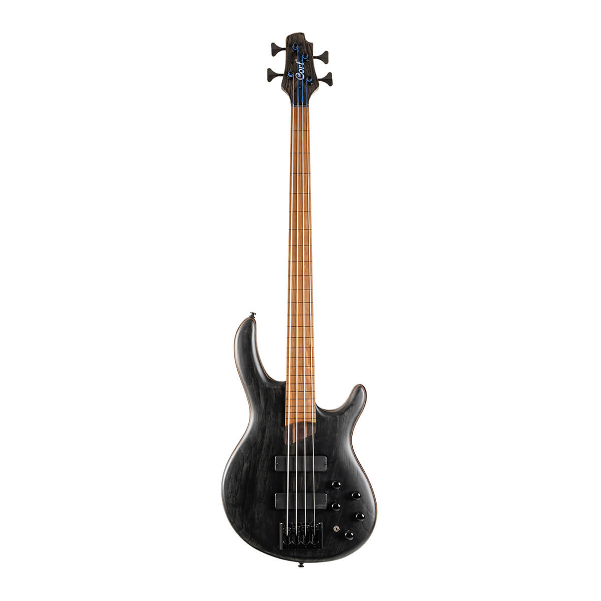 Cort B4 Element FL Trans Black Bass Guitar - Richards Guitars Of Stratford Upon Avon