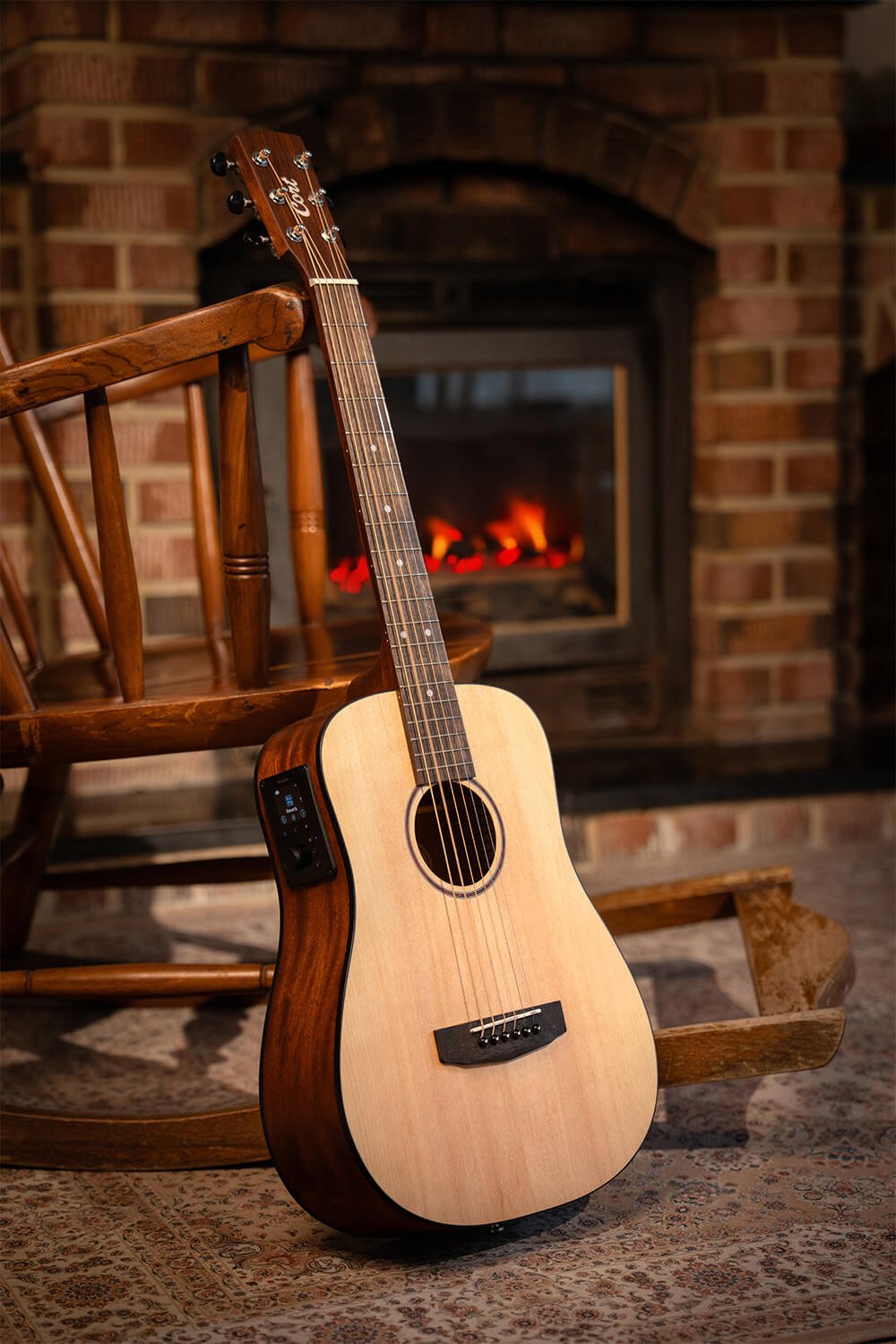 Cort EARTH - HV - GO - OP Earth Go Open Pore Smart Acoustic Guitar w'Hyvibe & Solid Spruce Top - Richards Guitars Of Stratford Upon Avon