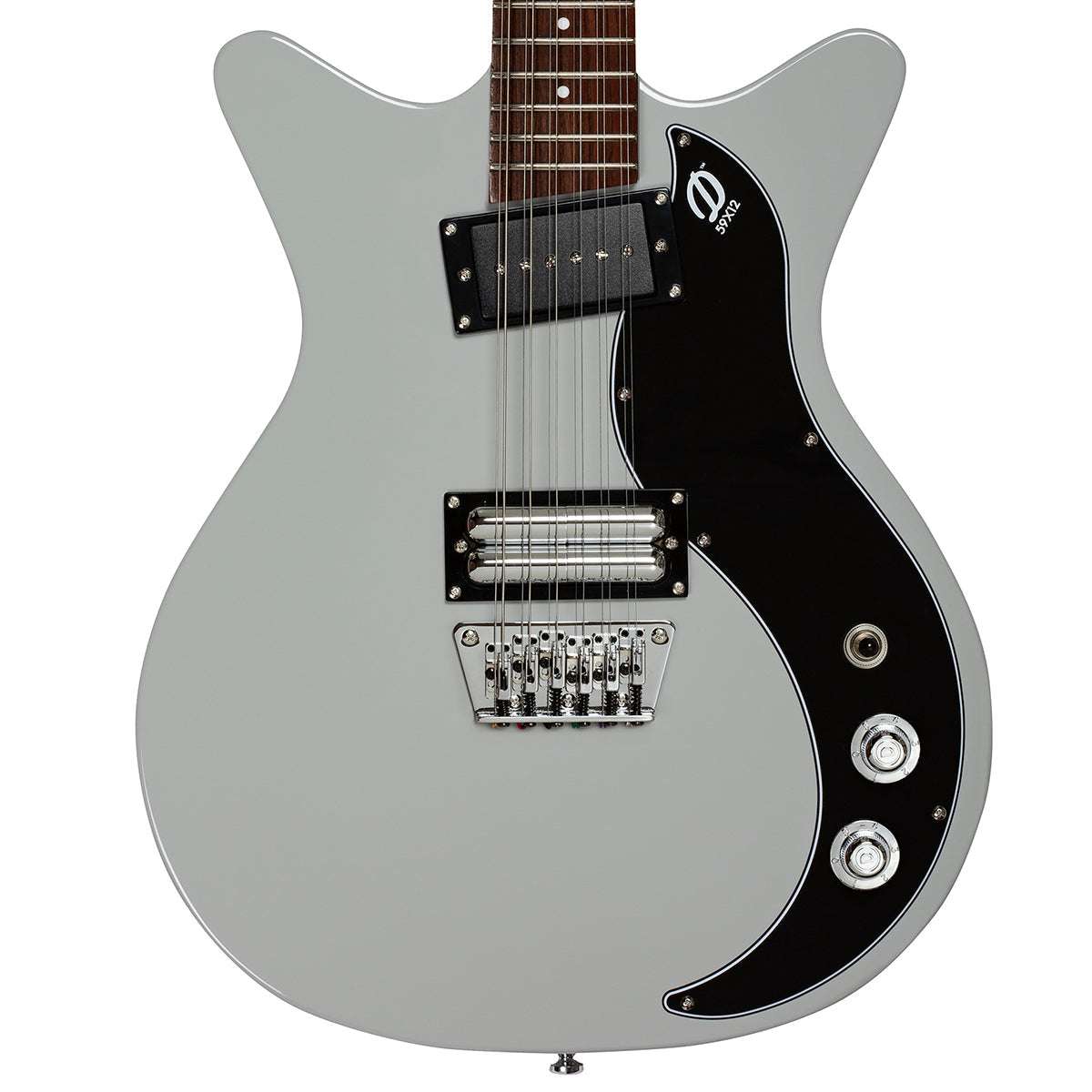 Danelectro '59X 12 String Electric Guitar ~ Ice Grey - Richards Guitars Of Stratford Upon Avon
