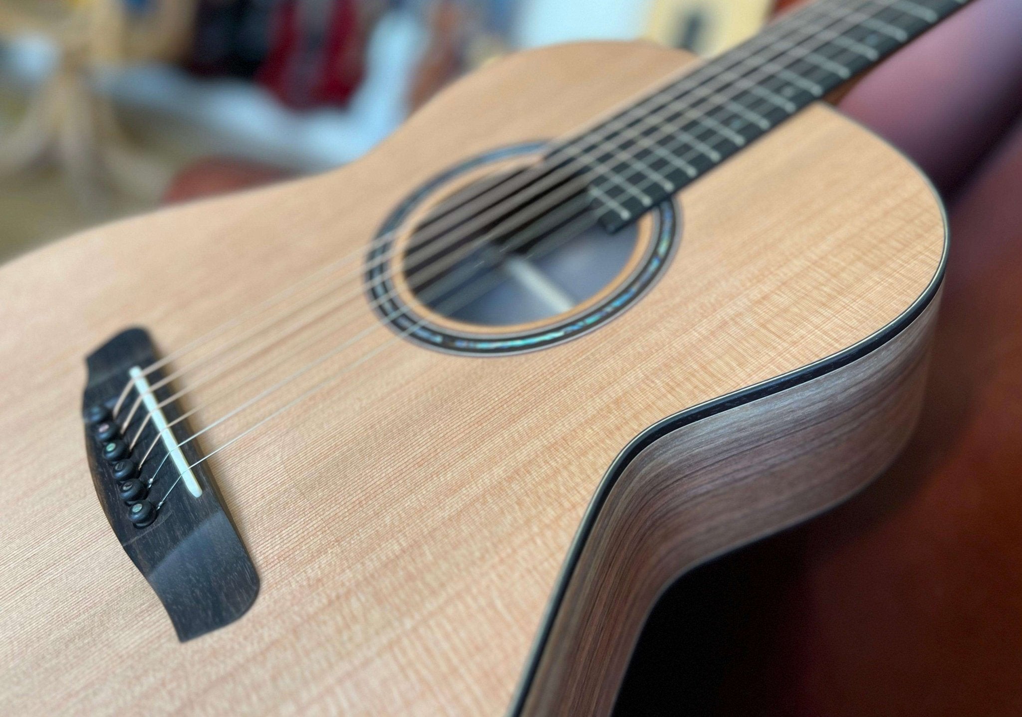 Dowina Walnut OMG Cedar. OM Body Acoustic Guitar - Richards Guitars Of Stratford Upon Avon