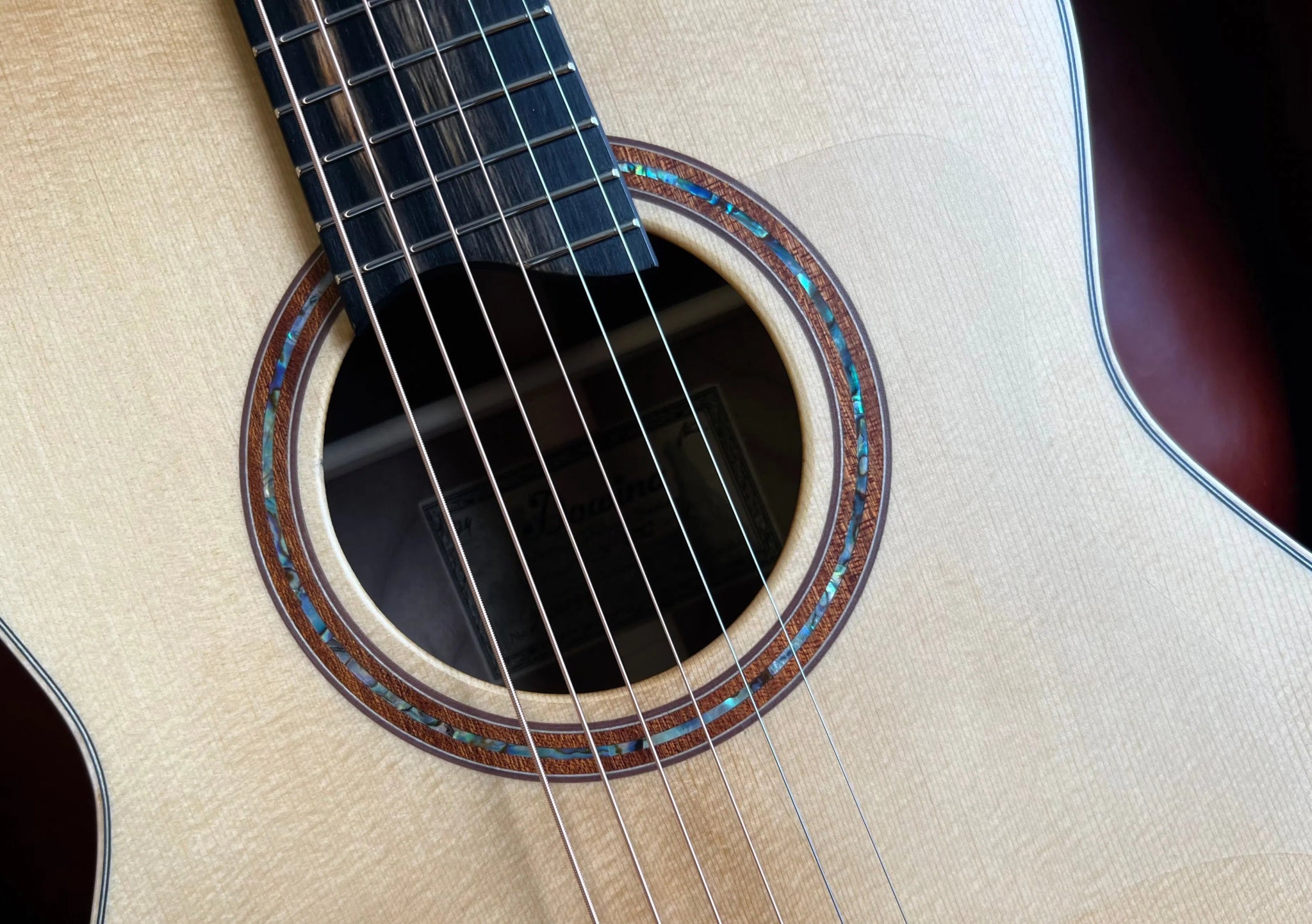 Dowina Walnut OMG Deluxe (Torrified Semi - Gloss Swiss Moon Spruce) - Richards Guitars Of Stratford Upon Avon