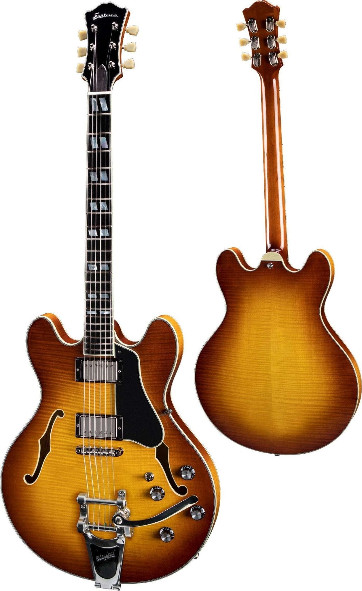 Eastman T486B Goldburst (Price inc. Custom Pro Setup Package) - Richards Guitars Of Stratford Upon Avon