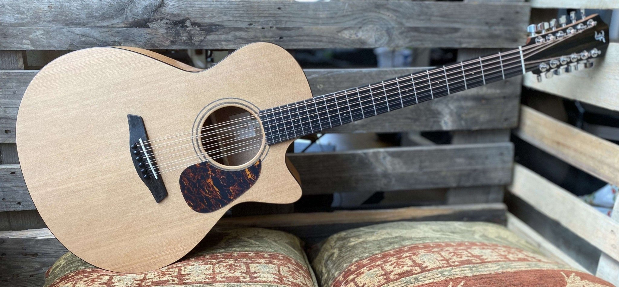 Furch Blue Gc CM 12 String (Fomerly G CMC (Grand Auditorium / Cedar / Mahogany / Cutaway) Acoustic Guitar)) (2025 CNR Active Upgrade Model) - Richards Guitars Of Stratford Upon Avon