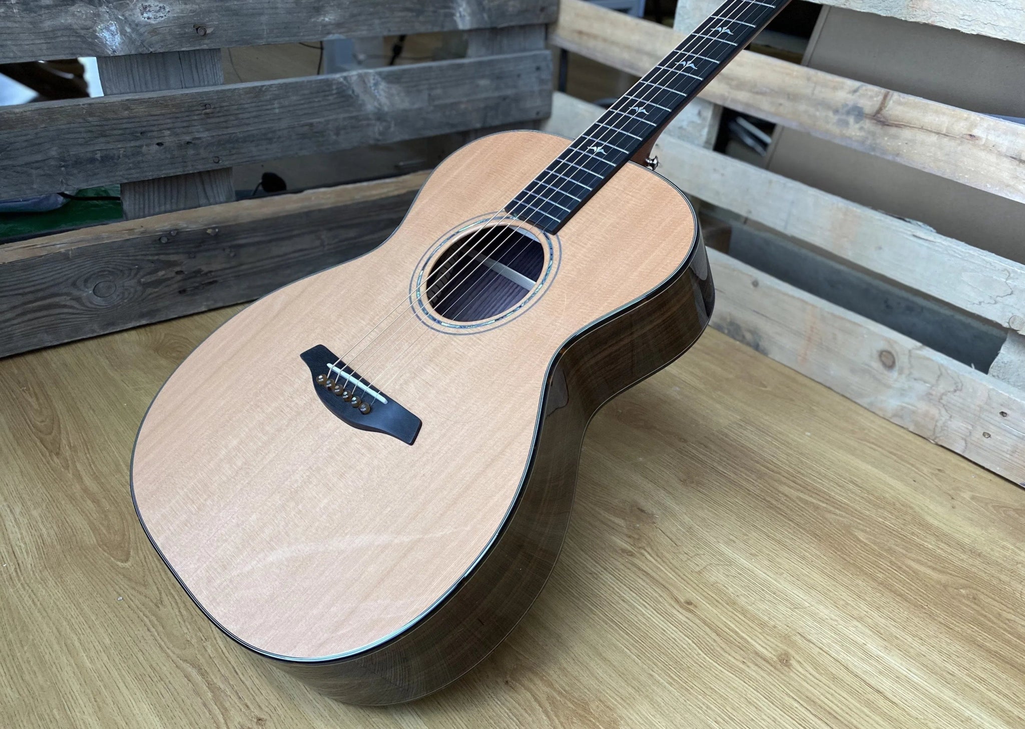 Furch Yellow OM CR Orchestra model Acoustic Guitar (With Option Of Original G23CR Inlays - A Worldwde No Cost Exclusive) (2025 CNR Active Upgrade Model) - Richards Guitars Of Stratford Upon Avon