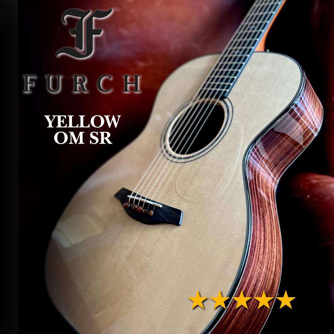 Furch Yellow OM - SR Orchestra model Acoustic Guitar (2025 CNR Active Upgrade Model) - Richards Guitars Of Stratford Upon Avon