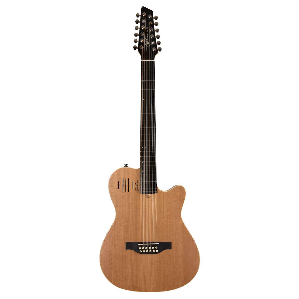 Godin A12 12 String Electric Guitar ~ Natural - Richards Guitars Of Stratford Upon Avon