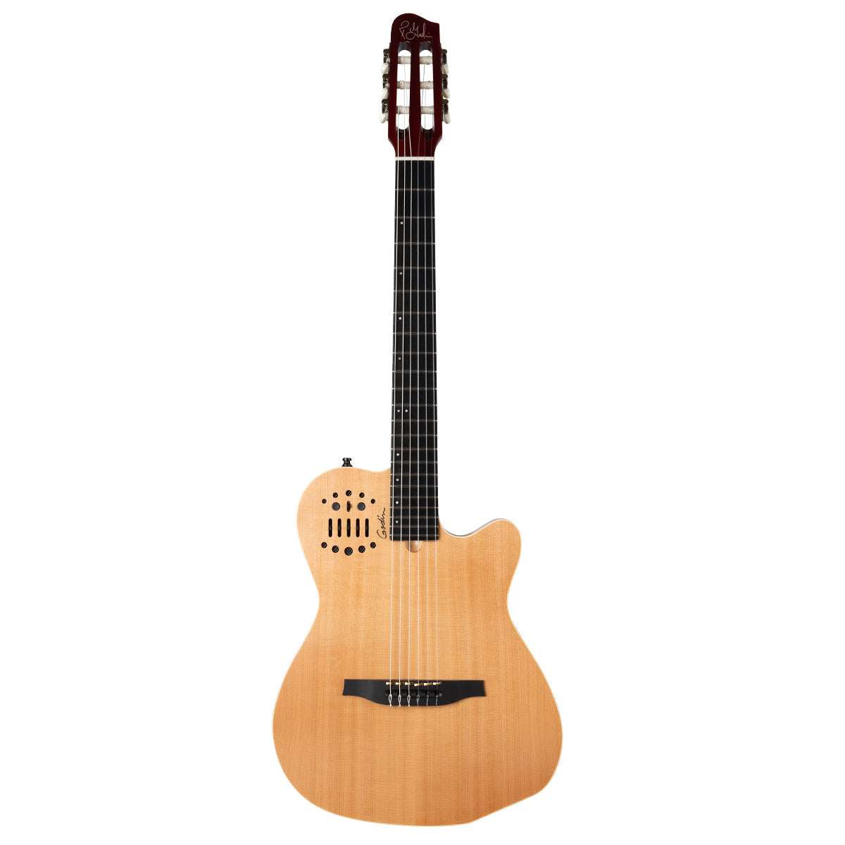 Godin ACS Nylon 2 Voice Guitar ~ Cedar Natural - Richards Guitars Of Stratford Upon Avon