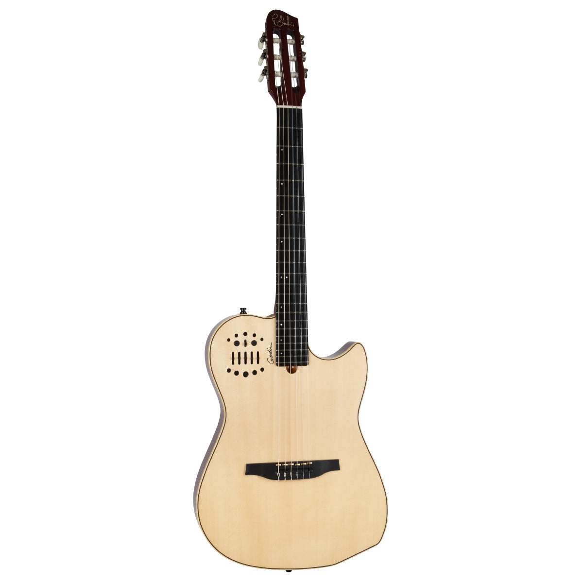 Godin Multiac Nylon Guitar ~ Natural - Richards Guitars Of Stratford Upon Avon