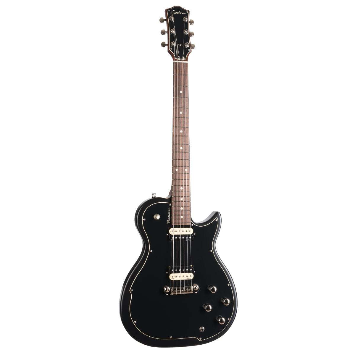 Godin Radiator Electric Guitar ~ Matte Black RN - Richards Guitars Of Stratford Upon Avon
