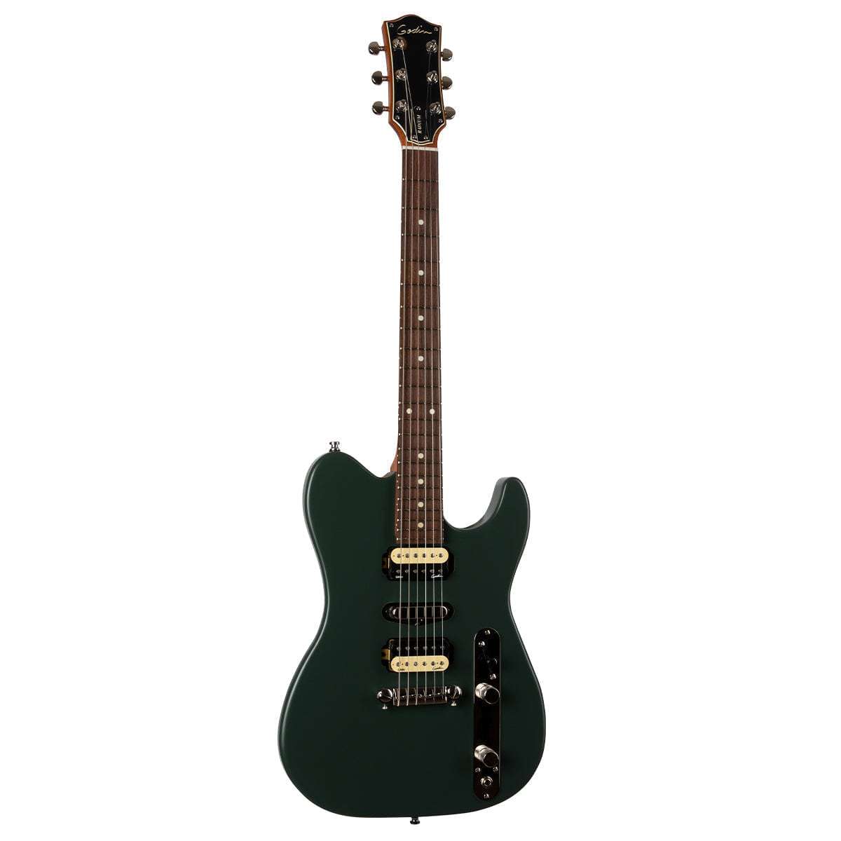 Godin Radium Electric Guitar ~ Matte Green - Richards Guitars Of Stratford Upon Avon