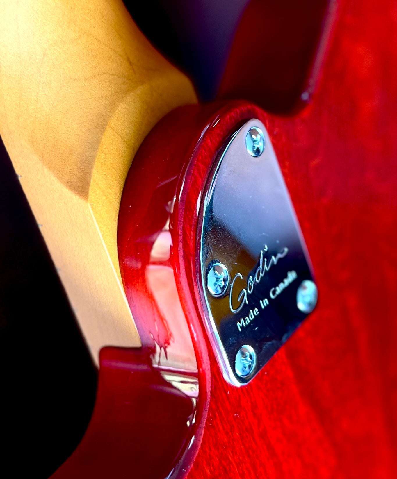 Godin Stadium Pro Electric Guitar ~ Sunset Burst MN - Richards Guitars Of Stratford Upon Avon