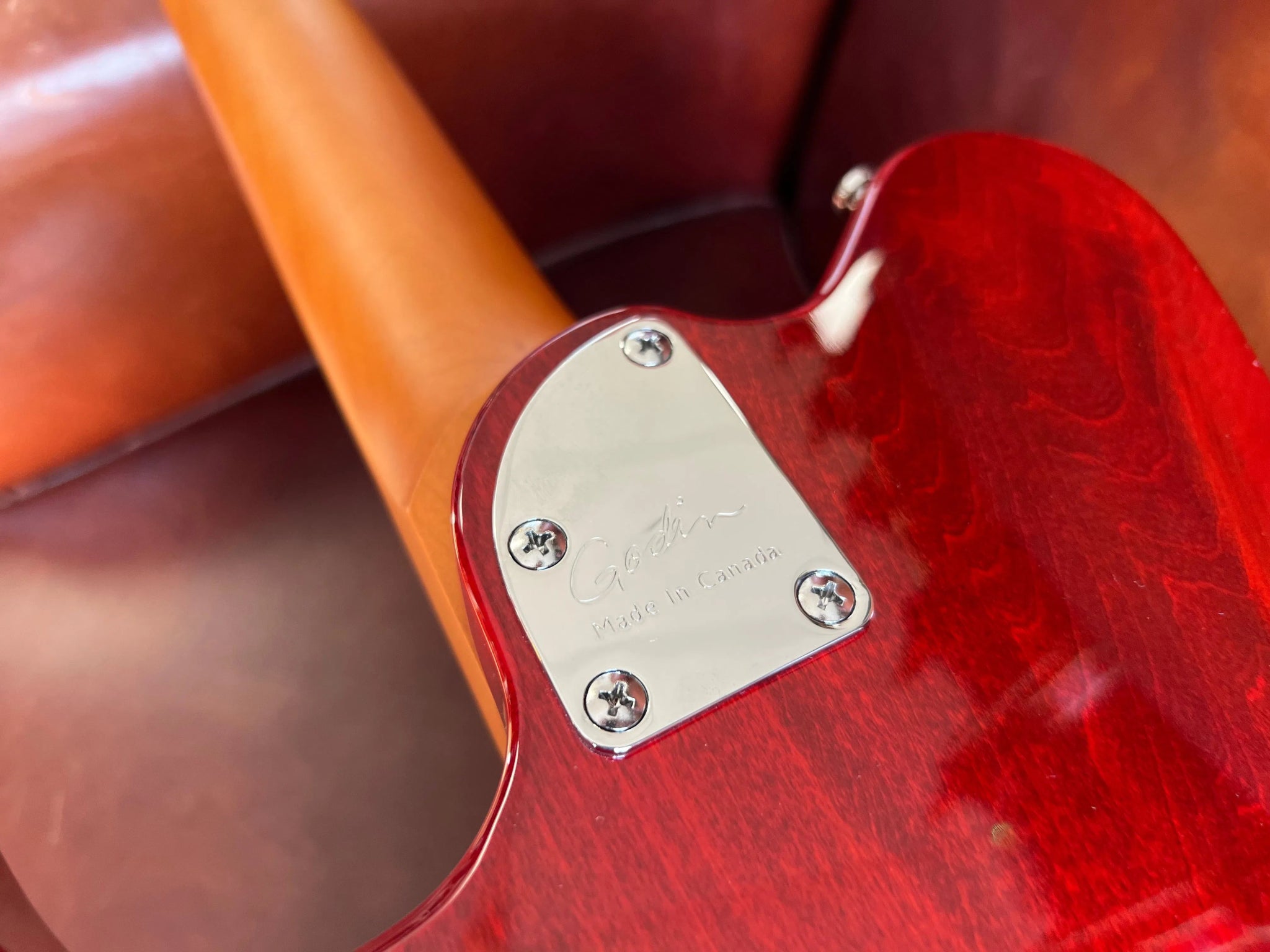 Godin Stadium Pro Electric Guitar ~ Sunset Burst MN - Richards Guitars Of Stratford Upon Avon
